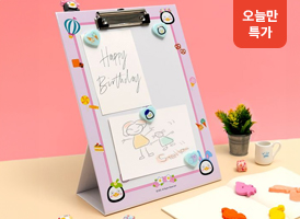 오늘만 특가<br>펭수 클립보드 세트